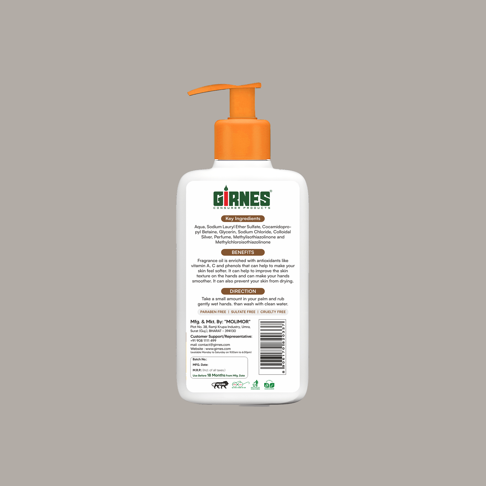 Enriched Anti Bacterial Germ Fighter Moisturizing Hand Wash – 250ML - Image 5