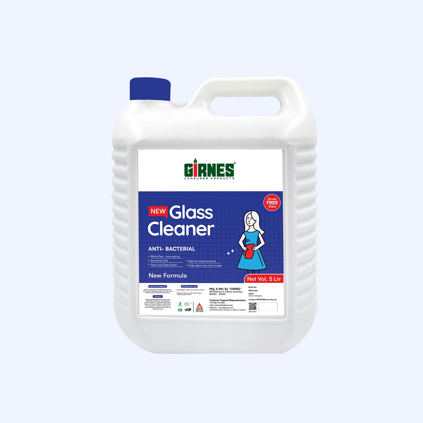 5 Ltr Glass Cleaner