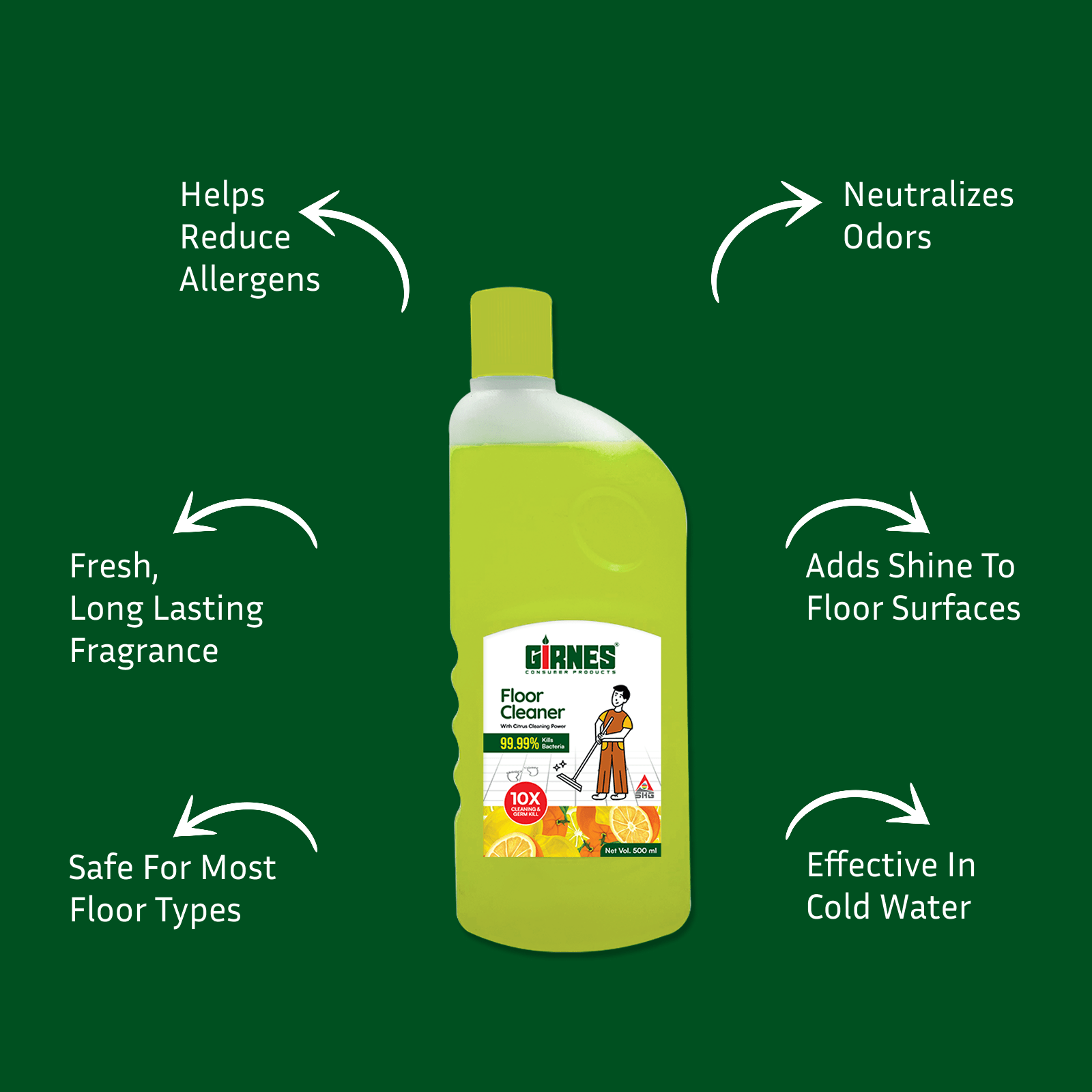 Citrus Floor Cleaner 500ML - Image 4