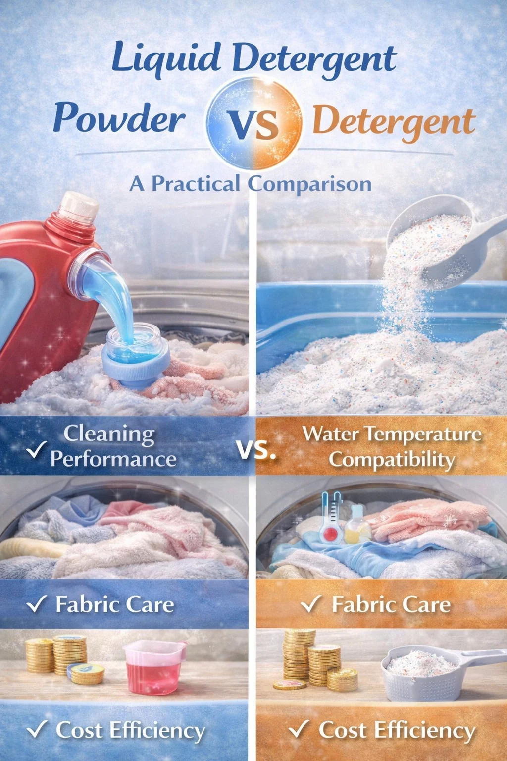Liquid Detergent vs Powder Detergent A Practical Comparison