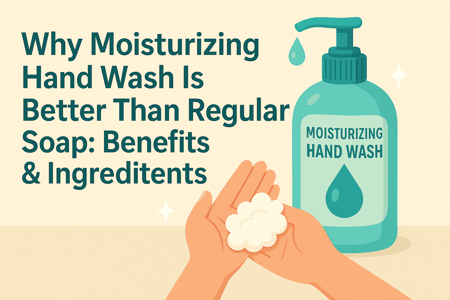 Why Moisturizing Hand Wash Is Better Than Regular Soap: Benefits & Ingredients