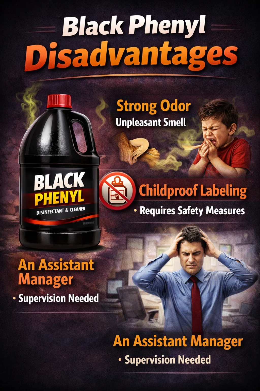 Black Phenyl Disadvantages