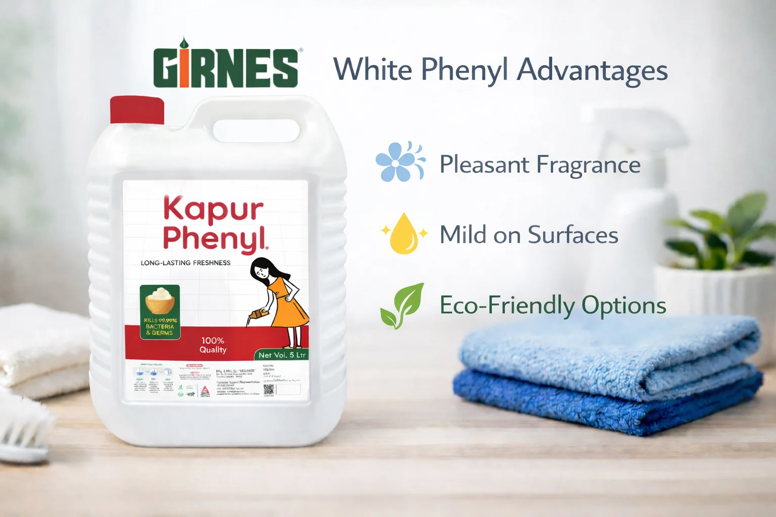 White Phenyl Advantages