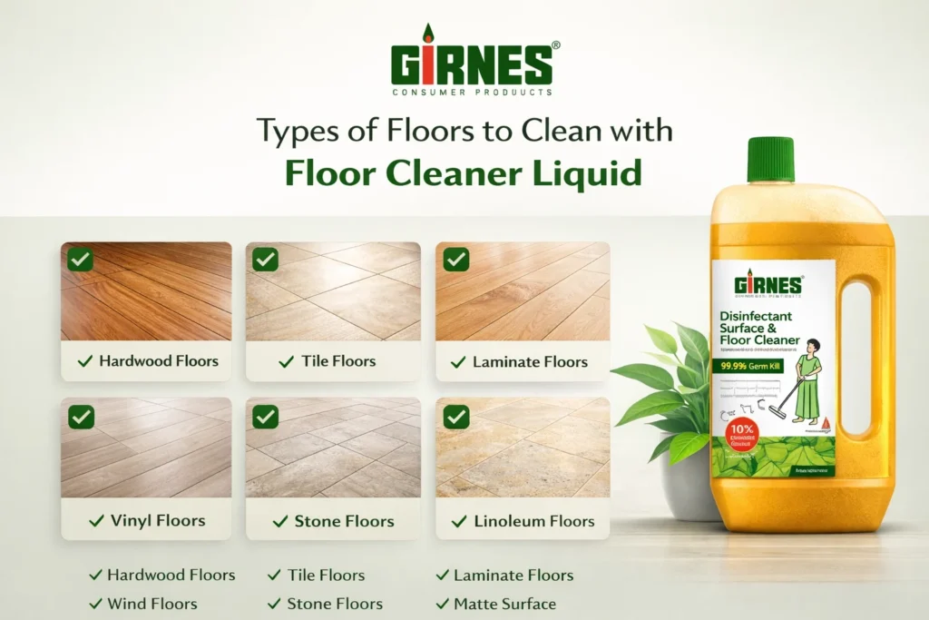 Types of Floors to Clean with Floor Cleaner Liquid